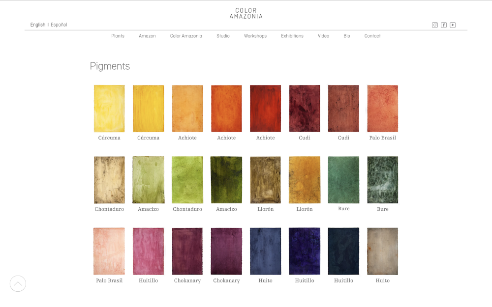 Screenshot of the website.
