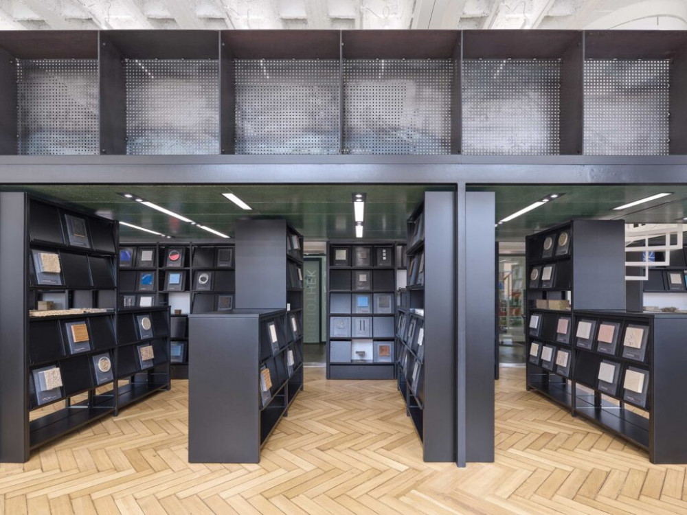 Photo of the material archive at KIT.